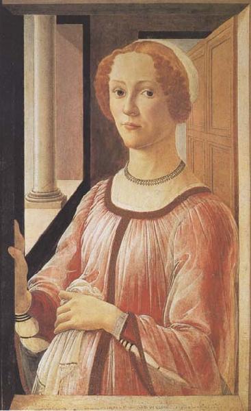 Sandro Botticelli Portrait of Smeralda Brandini